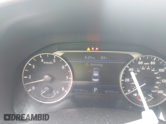 2020 Nissan Altima S z VIN 1N4BL4BV7LC217523, wystawiony jako IAAI lot #42166031 z przebiegiem 105 349 mil mil oraz . Historia ofert i sprzedaży dostępna na DreamBid. Obrazek 7.