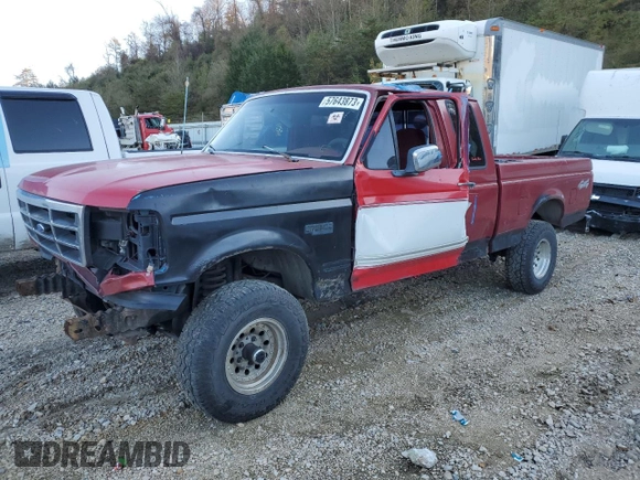 1995 Ford F-150 with VIN 1FTEX14N4PKB22128, listed as a Copart auction lot 79617254 with 0 mi miles and Clean Title. Bid and sale history available at carsss.com. Image 1.