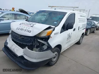 2015 Chevrolet City Express Cargo Van LS with VIN 3N63M0YN4FK719591, listed as a IAAI auction lot 41581603 with 163,778 mi miles. Bid and sale history available at carsss.com. Image 2.