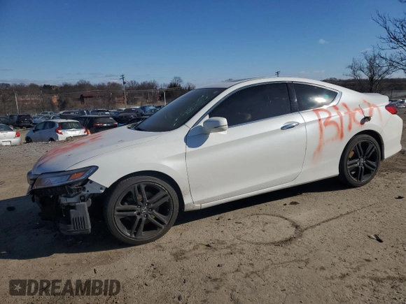 2016 Honda Accord Touring with VIN 1HGCT2B02GA001377, listed as a Copart auction lot 45978195 with 170,371 mi miles and Salvage Title. Bid and sale history available at DreamBid. Image 1.