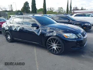 2008 Lexus GS 350 with VIN JTHBE96SX80041253, listed as a IAAI auction lot 41935026 with 144,005 mi miles. Bid and sale history available at carsss.com. Image 13.