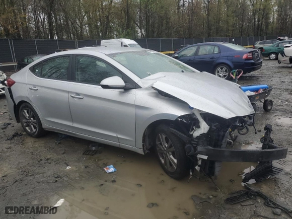 2017 Hyundai Elantra SE with VIN 5NPD84LF7HH018818, listed as a Copart auction lot 52197435 with 94,882 mi miles and Salvage Title. Bid and sale history available at carsss.com. Image 4.