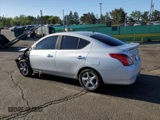 2019 Nissan Versa SV with VIN 3N1CN7AP0KL840887, listed as a Copart auction lot 56193595 with 85,801 mi miles and Salvage title. Bid and sale history available at DreamBid. Image 2.