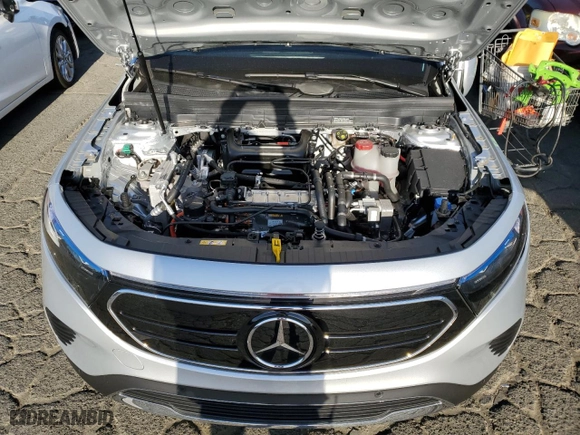 2023 Mercedes-Benz EQB with VIN W1N9M0KB8PN068675, listed as a Copart auction lot 65849434 with 3,022 mi miles and Salvage Title. Bid and sale history available at carsss.com. Image 12.