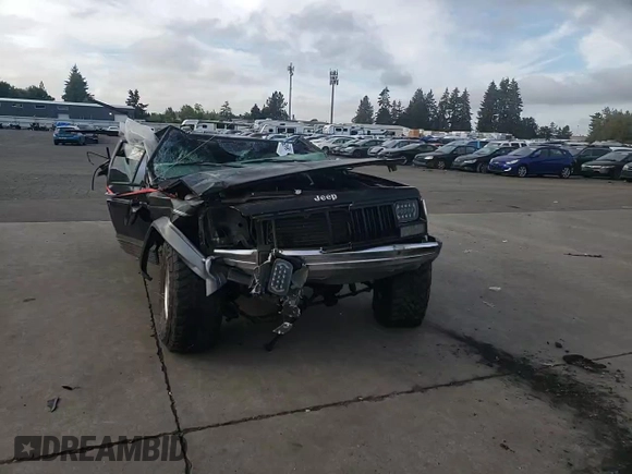 1996 Jeep Cherokee Country with VIN 1J4FJ78S9TL240411, listed as a Copart auction lot 75714034 with 247,274 mi miles and Non Repairable. Bid and sale history available at carsss.com. Image 11.
