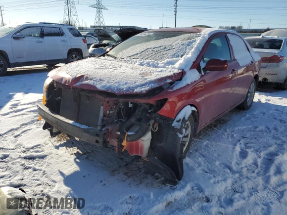 2009 Toyota Corolla with VIN 1NXBU40E09Z037406, listed as a Copart auction lot 89364255 with 81,030 mi miles and Salvage Title. Bid and sale history available at carsss.com. Image 1.