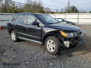 2011 Hyundai Santa Fe GLS with VIN 5XYZGDABXBG078101, listed as a Copart auction lot 52507855 with 111,247 mi miles and Salvage Title. Bid and sale history available at carsss.com. Image 4.