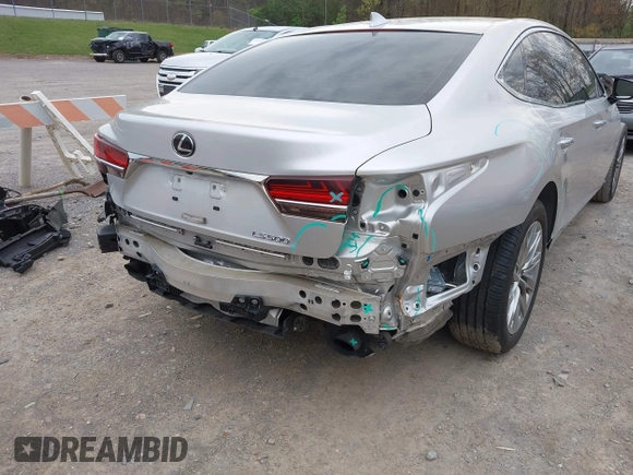 2018 Lexus LS 500 z VIN JTHB51FF8J5000536, wystawiony jako IAAI lot #41842885 z przebiegiem 39 277 mil mil oraz . Historia ofert i sprzedaży dostępna na DreamBid. Obrazek 17.