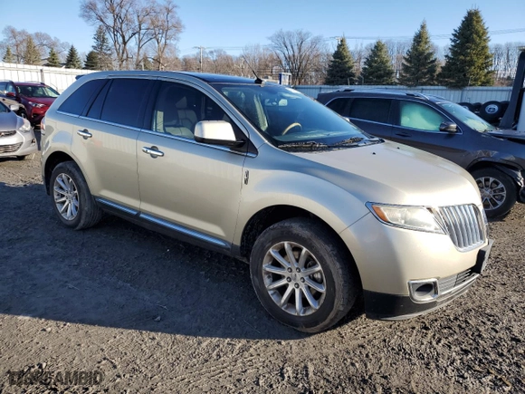 2011 Lincoln MKX with VIN 2LMDJ8JK3BBJ12631, listed as a Copart auction lot 49448875 with 203,791 mi miles and Salvage Title. Bid and sale history available at carsss.com. Image 4.