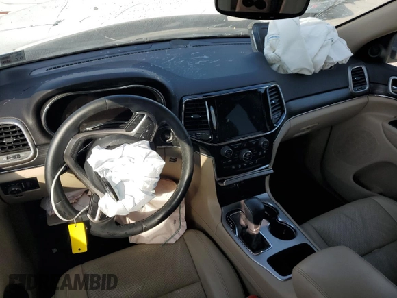 2019 Jeep Grand Cherokee Limited with VIN 1C4RJEBG8KC751635, listed as a Copart auction lot 57464385 with Not provided miles and Salvage title. Bid and sale history available at DreamBid. Image 8.