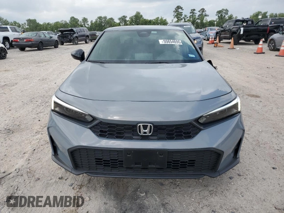 2025 Honda Civic Sport z VIN 2HGFE2F52SH563805, wystawiony jako Copart lot #55654695 z przebiegiem 3 026 mil mil oraz Szkoda całkowita • Salvage title. Historia ofert i sprzedaży dostępna na DreamBid. Obrazek 5.