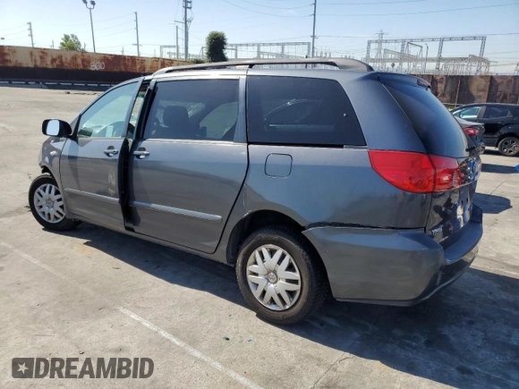 2008 Toyota Sienna CE with VIN 5TDZK23C68S199597, listed as a Copart auction lot 46152035 with Not Provided miles and Salvage Title. Bid and sale history available at DreamBid. Image 2.