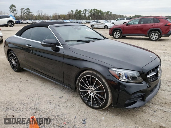 2022 Mercedes-Benz C 300 with VIN W1KWK8DB5NG113140, listed as a Copart auction lot 88902635 with Not Provided miles and Non Repairable. Bid and sale history available at DreamBid. Image 4.