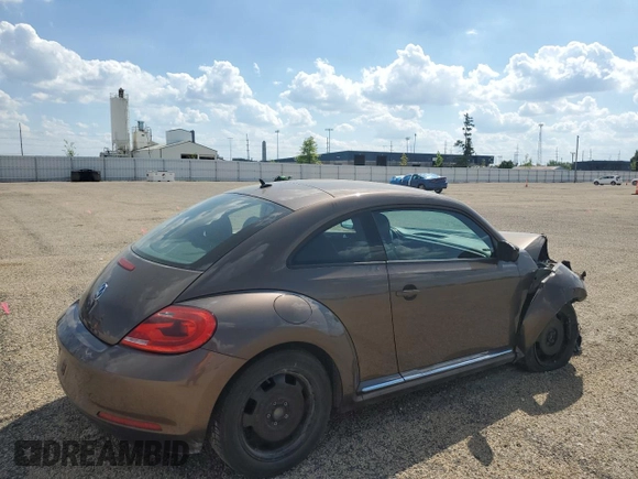 2012 Volkswagen Beetle 2.5L with VIN 3VWHX7AT2CM616099, listed as a Copart auction lot 56421455 with 225,279 mi miles and Salvage title. Bid and sale history available at DreamBid. Image 3.