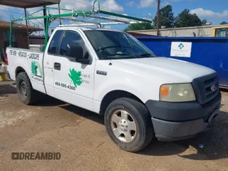 2005 Ford F-150 XL with VIN 1FTRF12W95NB42063, listed as a IAAI auction lot 41874938 with 254,029 mi miles. Bid and sale history available at carsss.com. Image 1.