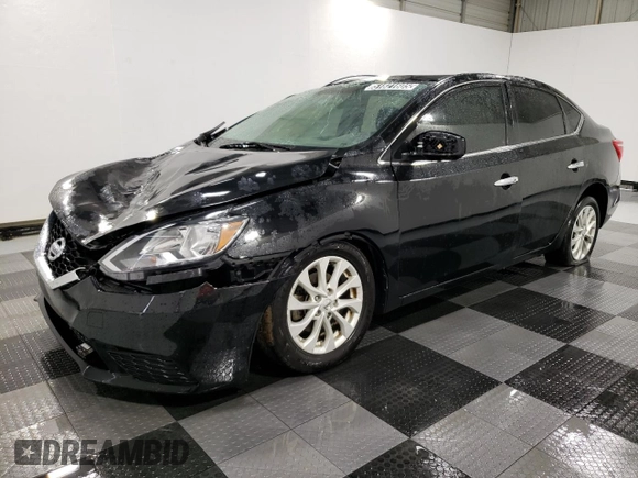 2018 Nissan Sentra SV with VIN 3N1AB7AP7JL650647, listed as a Copart auction lot 55791585 with 151,996 mi miles and Clean Title. Bid and sale history available at DreamBid. Image 1.