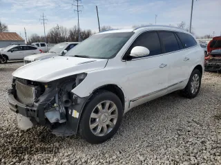 2017 Buick Enclave Leather with VIN 5GAKRBKD0HJ325295, listed as a Copart auction lot 47008875 with 144,846 mi miles and Salvage Title. Bid and sale history available at carsss.com. Image 1.