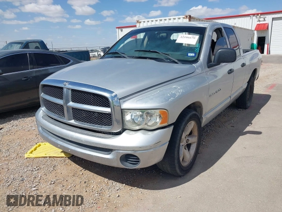 2004 Dodge 1500 SLT with VIN 1D7HA18N74J220523, listed as a IAAI auction lot 42106670 with Not Provided miles. Bid and sale history available at carsss.com. Image 2.