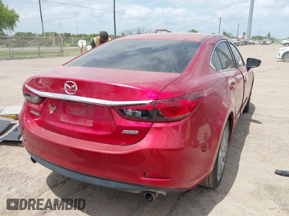 2014 Mazda Mazda6 i Touring with VIN JM1GJ1V65E1162108, listed as a IAAI auction lot 42027292 with 1 mi miles. Bid and sale history available at carsss.com. Image 4.