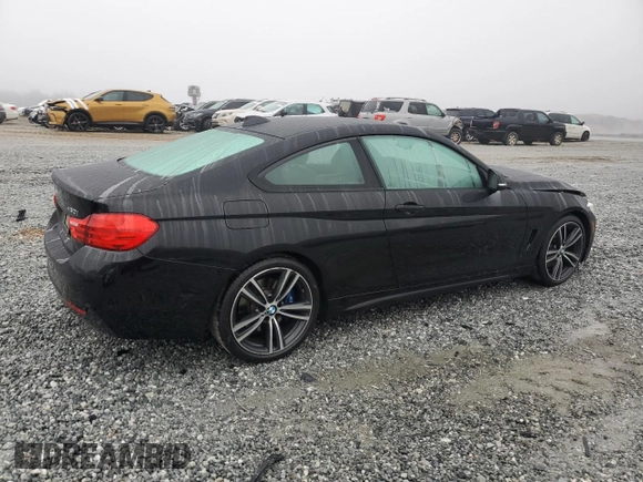 2017 BMW 4 Series 430i with VIN WBA4R7C55HK895635, listed as a Copart auction lot 82909364 with 73,788 mi miles and Salvage Title. Bid and sale history available at DreamBid. Image 3.