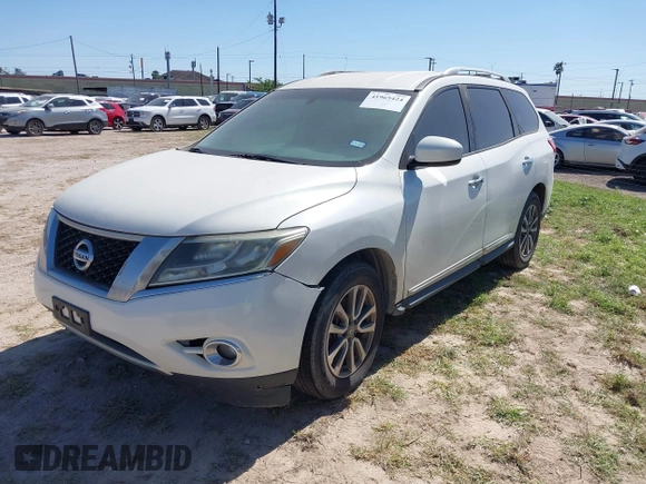 2014 Nissan Pathfinder SV with VIN 5N1AR2MN9EC616289, listed as a IAAI auction lot 41965424 with 215,270 mi miles. Bid and sale history available at carsss.com. Image 17.