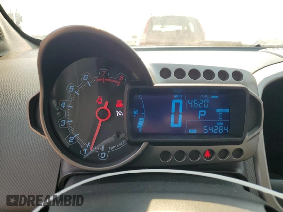 2014 Chevrolet Sonic LT with VIN 1G1JC6SB3E4146785, listed as a Copart auction lot 42540055 with 54,284 mi miles and Salvage Title. Bid and sale history available at carsss.com. Image 9.
