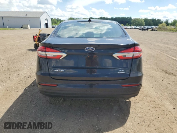 2020 Ford Fusion SE с VIN 3FA6P0LU4LR163524, выставлен на аукционе Copart как лот 57220015 с пробегом 58 547 миль миль и Списание • Salvage title. История ставок и продаж доступна на DreamBid. Изображение 6.