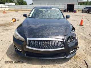 2015 Infiniti Q50 Premium with VIN JN1BV7AR6FM417210, listed as a Copart auction lot 63733915 with 95,926 mi miles and Salvage title. Bid and sale history available at DreamBid. Image 5.