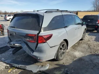 2024 Honda Odyssey Sport with VIN 5FNRL6H7XRB041866, listed as a Copart auction lot 42569215 with 12,393 mi miles and Salvage Title. Bid and sale history available at DreamBid. Image 3.