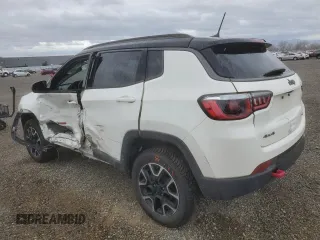 2019 Jeep Compass Trailhawk with VIN 3C4NJDDB4KT790351, listed as a Copart auction lot 48588285 with 67,417 mi miles and Salvage Title. Bid and sale history available at DreamBid. Image 2.