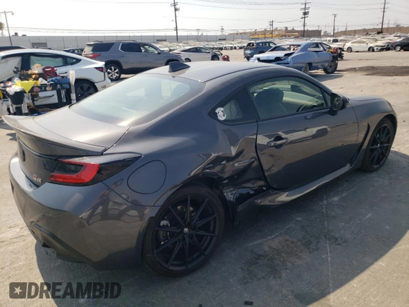 2023 Toyota GR86 Premium with VIN JF1ZNBE14P9765987, listed as a Copart auction lot 71756584 with 16,270 mi miles and Salvage Title. Bid and sale history available at carsss.com. Image 3.