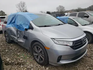 2024 Honda Odyssey Touring with VIN 5FNRL6H87RB008073, listed as a Copart auction lot 89126895 with 127,003 mi miles and Non Repairable. Bid and sale history available at carsss.com. Image 4.