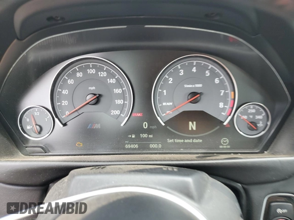 2017 BMW M4 with VIN WBS3U9C53HP970739, listed as a Copart auction lot 54540684 with 69,406 mi miles and Salvage Title. Bid and sale history available at carsss.com. Image 9.