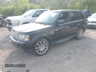 2009 Land Rover Range Rover Sport SC with VIN SALSH23449A203243, listed as a IAAI auction lot 42046645 with 173,858 mi miles. Bid and sale history available at carsss.com. Image 2.