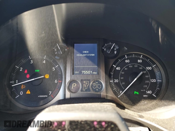 2018 Lexus GX with VIN JTJJM7FX7J5204561, listed as a Copart auction lot 83967324 with 75,501 mi miles and Salvage Title. Bid and sale history available at carsss.com. Image 9.