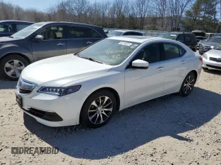 2015 Acura TLX with VIN 19UUB1F38FA010265, listed as a Copart auction lot 48134633 with 87,299 mi miles. Bid and sale history available at carsss.com. Image 1.