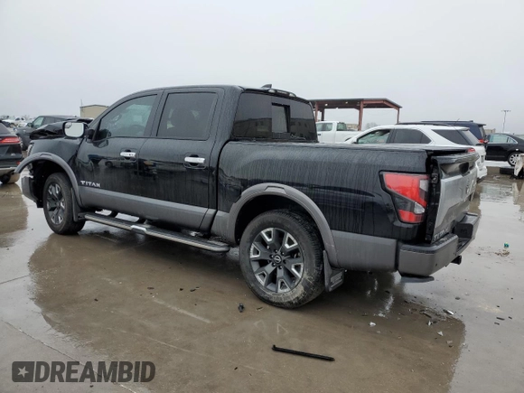 2023 Nissan Titan Pro-4X с VIN 1N6AA1ED5PN117960, выставлен на аукционе Copart как лот 42931505 с пробегом 19 754 миль миль и Списание • Salvage title. История ставок и продаж доступна на DreamBid. Изображение 2.