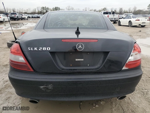 2006 Mercedes-Benz SLK-Class 3.0L with VIN WDBWK54F06F106825, listed as a Copart auction lot 88757115 with 71,383 mi miles and Salvage Title. Bid and sale history available at carsss.com. Image 6.