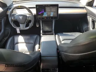 2019 Tesla Model 3 Long Range with VIN 5YJ3E1EB0KF437418, listed as a Copart auction lot 50729915 with 105,148 mi miles and Salvage Title. Bid and sale history available at DreamBid. Image 8.