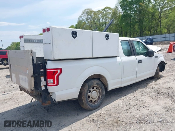 2017 Ford F-150 XL with VIN 1FTEX1CFXHKE23840, listed as a IAAI auction lot 41998799 with Not provided miles and . Bid and sale history available at DreamBid. Image 4.