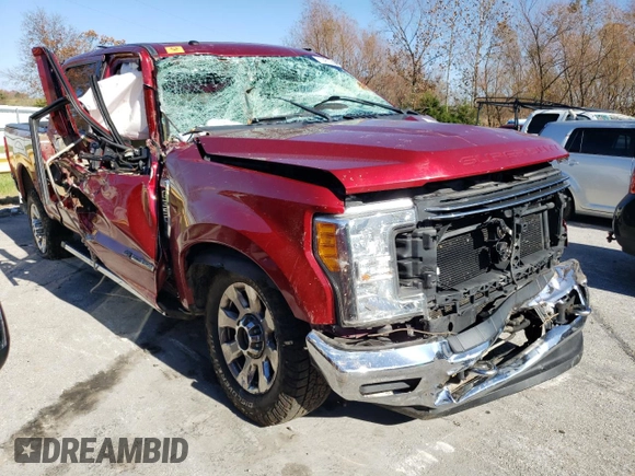 2017 Ford F-350 Platinum with VIN 1FT8W3BT5HEB55801, listed as a Copart auction lot 75451263 with 153,559 mi miles and Salvage title. Bid and sale history available at DreamBid. Image 4.
