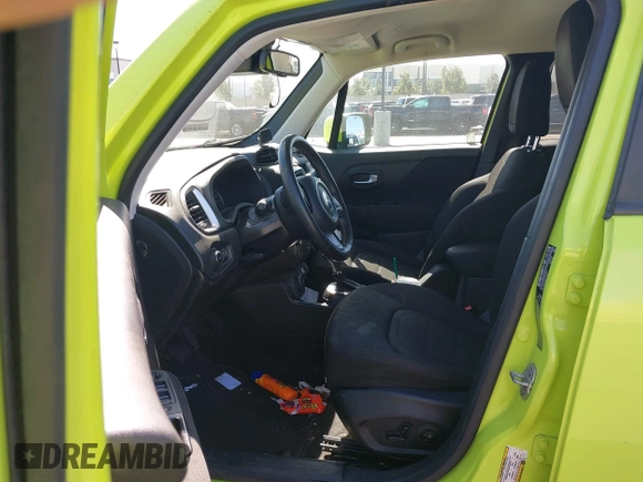 2018 Jeep Renegade Latitude with VIN ZACCJBBB0JPH45346, listed as a IAAI auction lot 41692086 with 98,103 mi miles and . Bid and sale history available at carsss.com. Image 5.