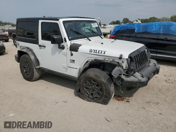 2016 Jeep Wrangler Willys Wheeler z VIN 1C4AJWAG7GL297695, wystawiony jako Copart lot #70838414 z przebiegiem 82 813 mil mil oraz Szkoda całkowita • Salvage title. Historia ofert i sprzedaży dostępna na DreamBid. Obrazek 4.