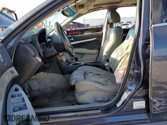 2007 Infiniti G35 Sport with VIN JNKBV61E97M713584, listed as a Copart auction lot 77174144 with Not Provided miles and Salvage Title. Bid and sale history available at DreamBid. Image 7.