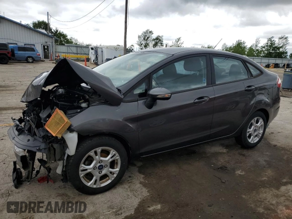 2015 Ford Fiesta SE z VIN 3FADP4BJ8FM150587, wystawiony jako Copart lot #57878275 z przebiegiem Nie podano mil oraz Szkoda całkowita • Salvage title. Historia ofert i sprzedaży dostępna na DreamBid. Obrazek 1.