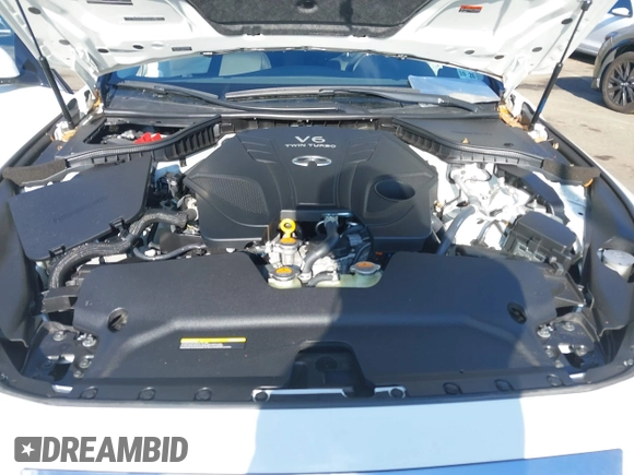 2021 Infiniti Q50 Luxe with VIN JN1EV7BR9MM754818, listed as a IAAI auction lot 41687198 with 15,985 mi miles and . Bid and sale history available at DreamBid. Image 10.