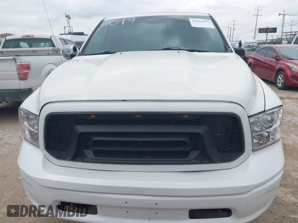 2019 Ram 1500 Classic Lone Star with VIN 1C6RR6LT7KS586474, listed as a IAAI auction lot 42106879 with 187,201 mi miles. Bid and sale history available at carsss.com. Image 12.