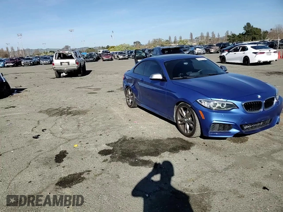 2016 BMW 2 Series M235i with VIN WBA1J7C57GV360264, listed as a Copart auction lot 47411134 with 58,176 mi miles. Bid and sale history available at carsss.com. Image 12.