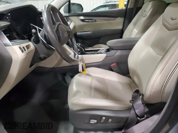 2021 Cadillac XT5 FWD Premium Luxury with VIN 1GYKNCRS9MZ227635, listed as a Copart auction lot 43366645 with 37,338 mi miles and Salvage Title. Bid and sale history available at carsss.com. Image 7.