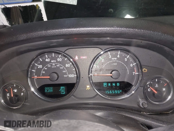 2015 Jeep Wrangler Unlimited Willys Wheeler with VIN 1C4BJWDG1FL749803, listed as a IAAI auction lot 41995132 with 156,595 mi miles and . Bid and sale history available at DreamBid. Image 7.